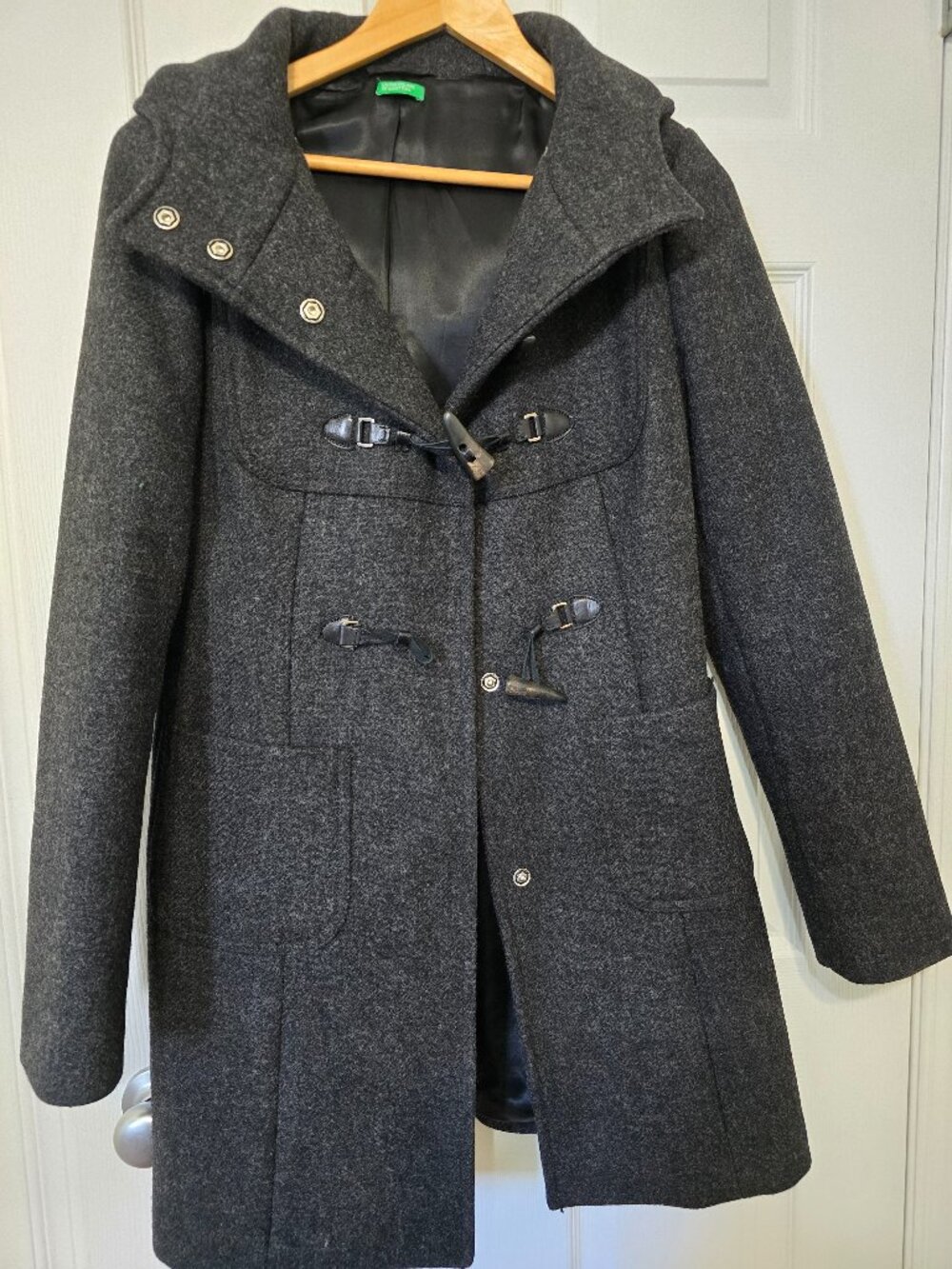 Duffle wool coat